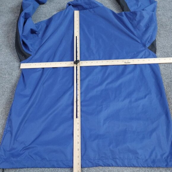 Nike Mens Jacket 2XL Blue Windbreaker Full Zip Vintage Old Stock Gray Tag NEW - Picture 6 of 10